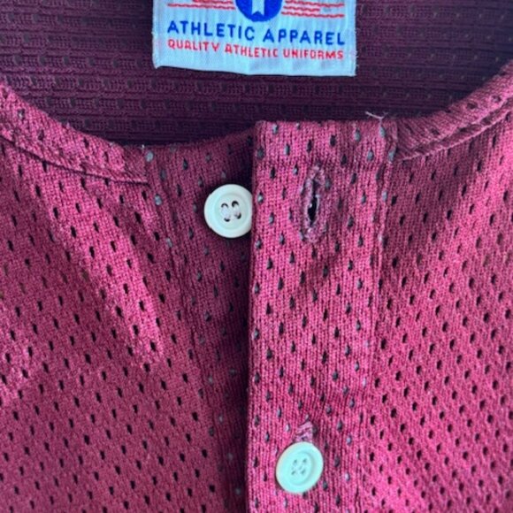 Vintage St Gregory Mesh Button Jersey Teamwork Athletic Apparel‎ Mens Small USA - Picture 5 of 6